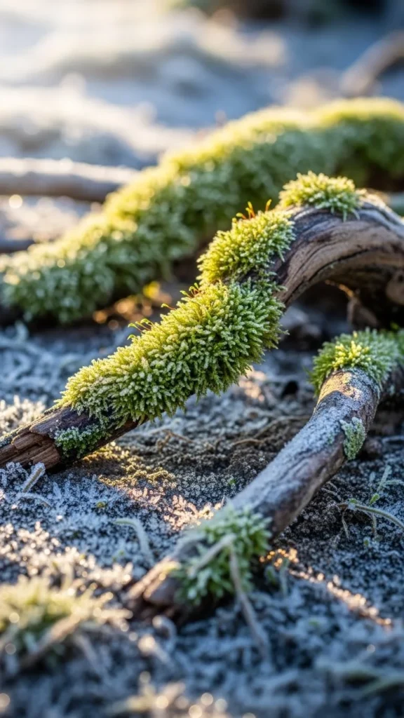 Moss on Driftwood