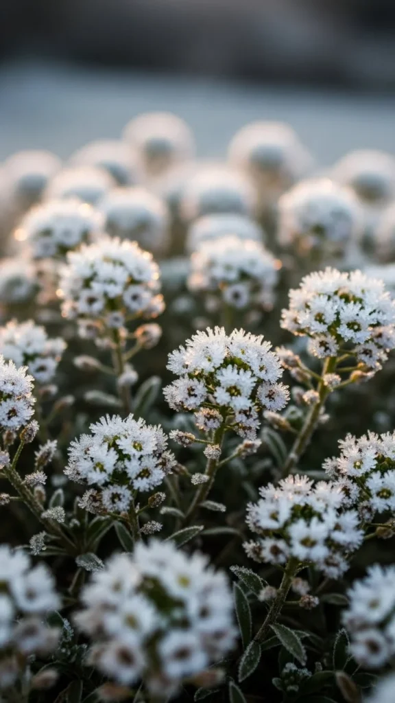 Sweet Alyssum That Softens Winter Edges