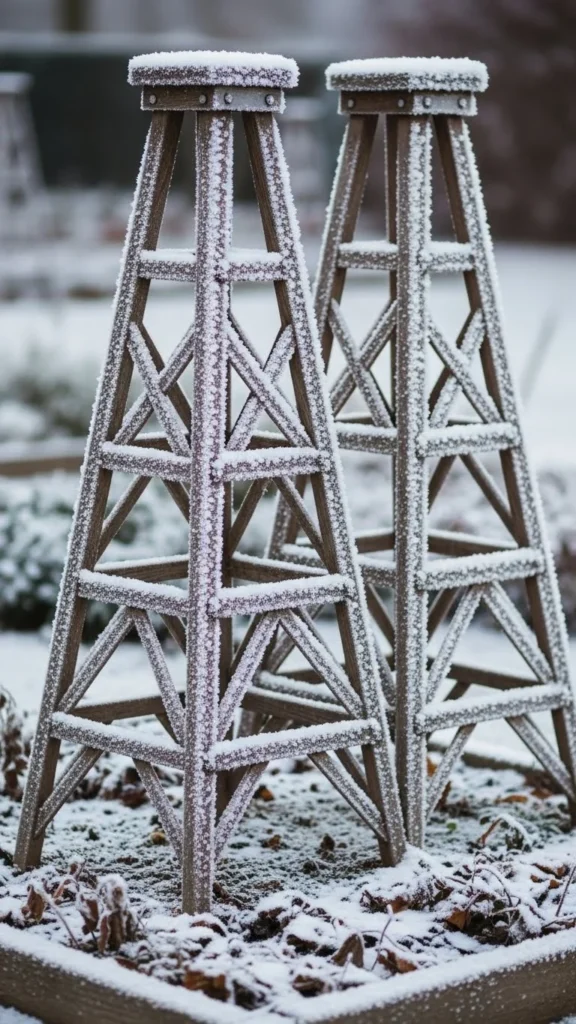 Twin Ladder Trellises