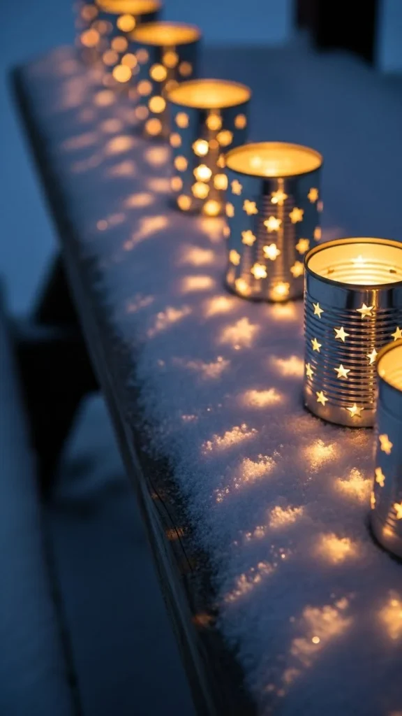 Upcycled Tin Can Lanterns