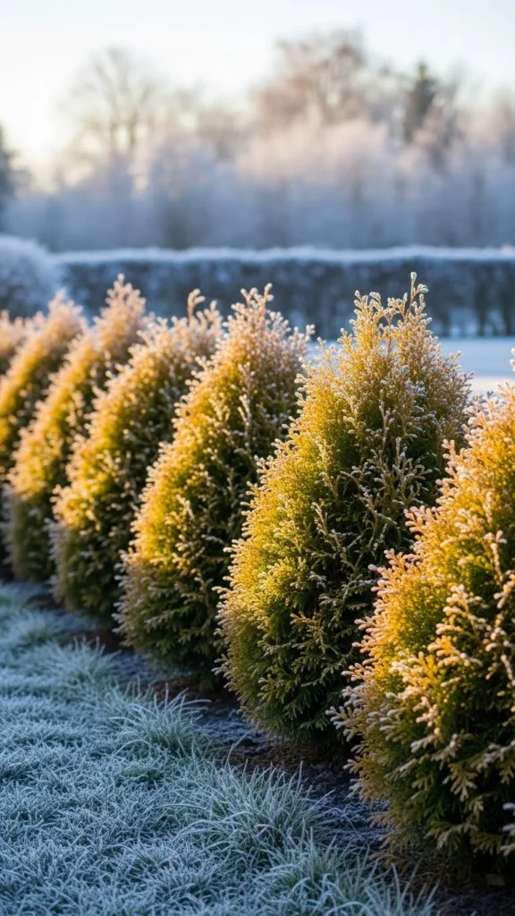 Dwarf Cypress Border Line
