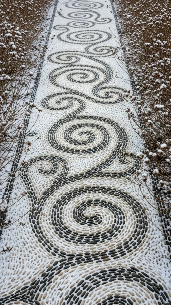 Pebble Mosaic Path