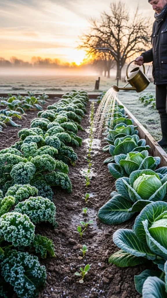 Weekly Hydration for Winter Vegetables