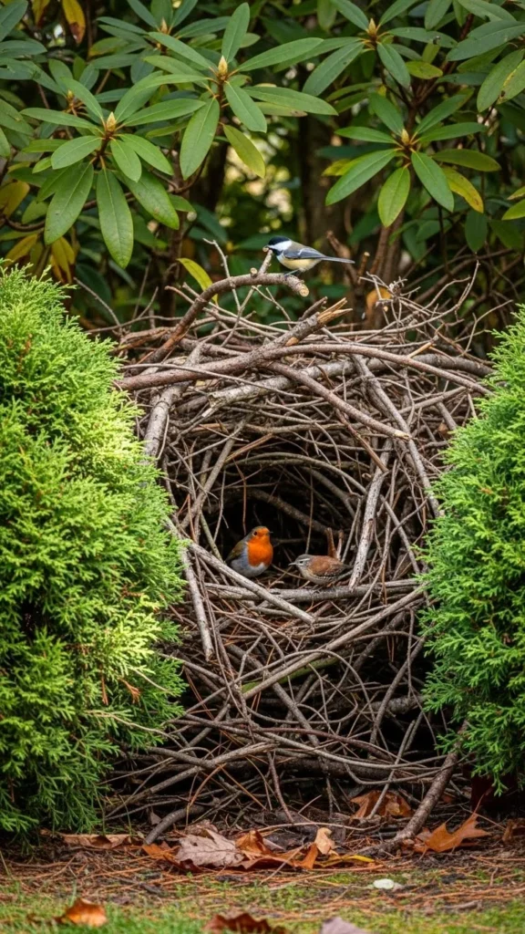 Add Natural Shelter for Warmth and Safety