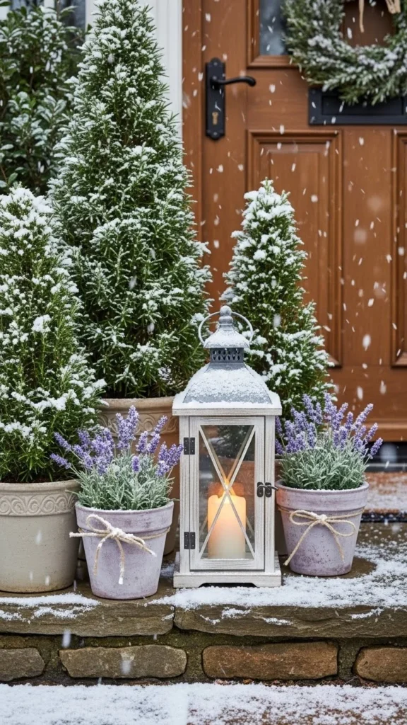 Create a Winter Aromatic Display by Your Door