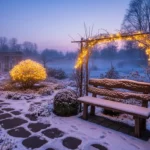 How to Decorate a Winter Garden for a Magical Look
