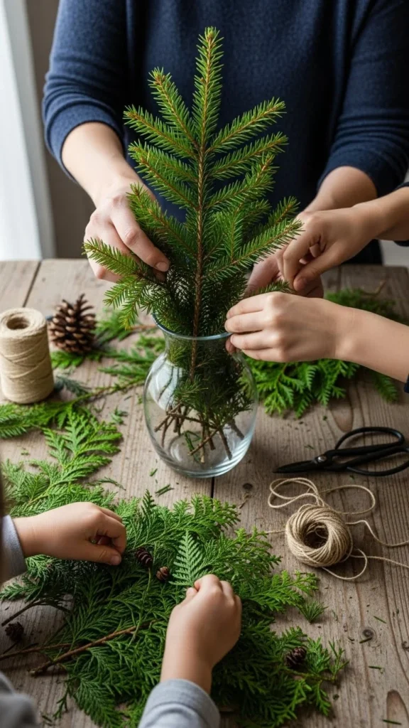 Layer Evergreens for a Rich, Textured Base