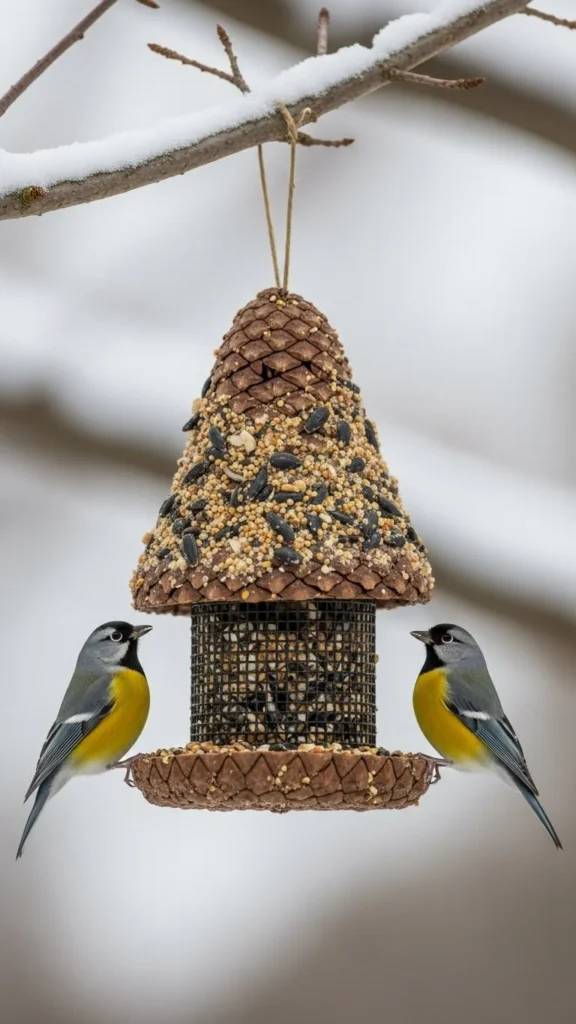 Make Natural, High-Energy Winter Feeders