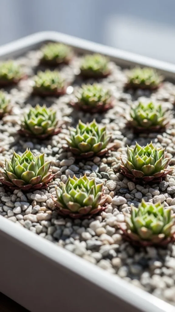 Mini Succulent Snow Tray