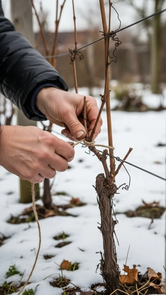 Space and Train Plants to Reduce Winter Strain