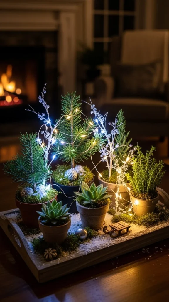 Style Your Mini Winter Garden Like a Decor Piece