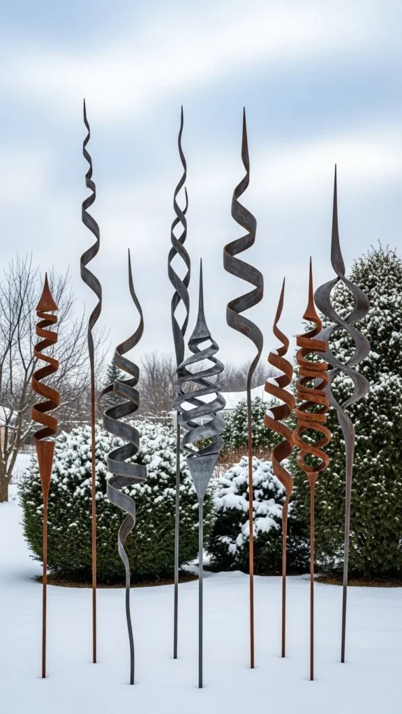 Use Metal for Bold Winter Statements