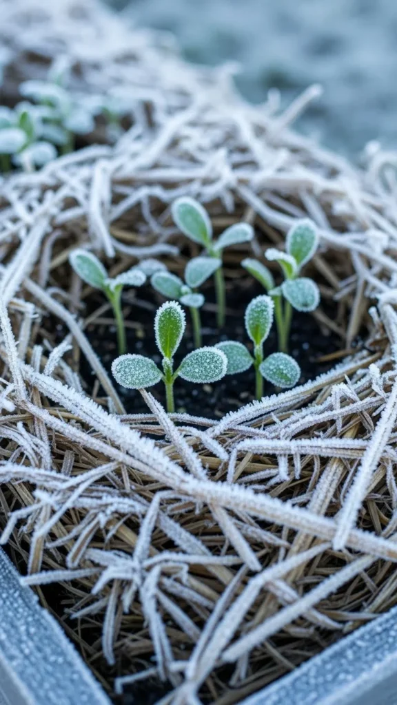 Use Mulch to Insulate Seedling Roots