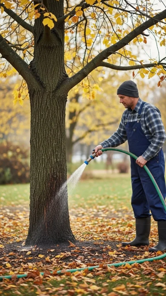 Water Deeply Before the Ground Freezes