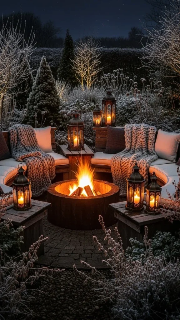Fire Pit Bench Circle