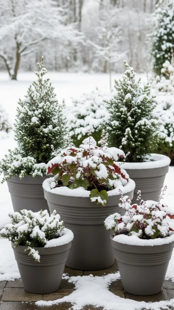 Double-Walled Plastic Pots