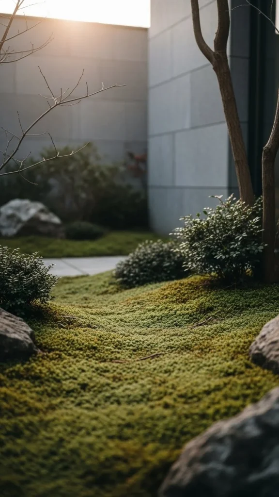 Moss Green and Stone Gray