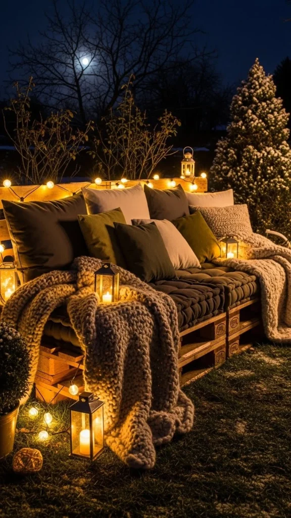 Pallet Sofa with Deep Cushions