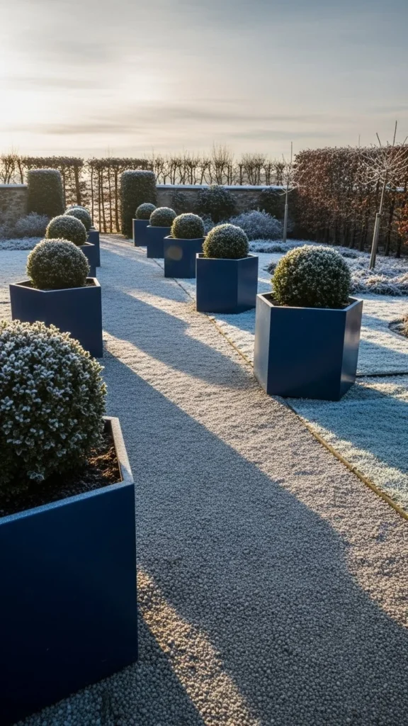 Navy and Winter Green