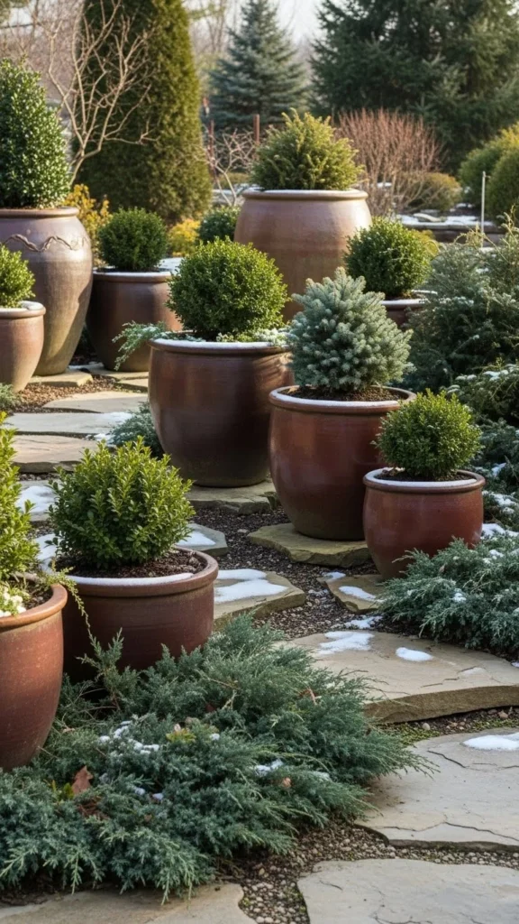 Clay Red and Evergreen