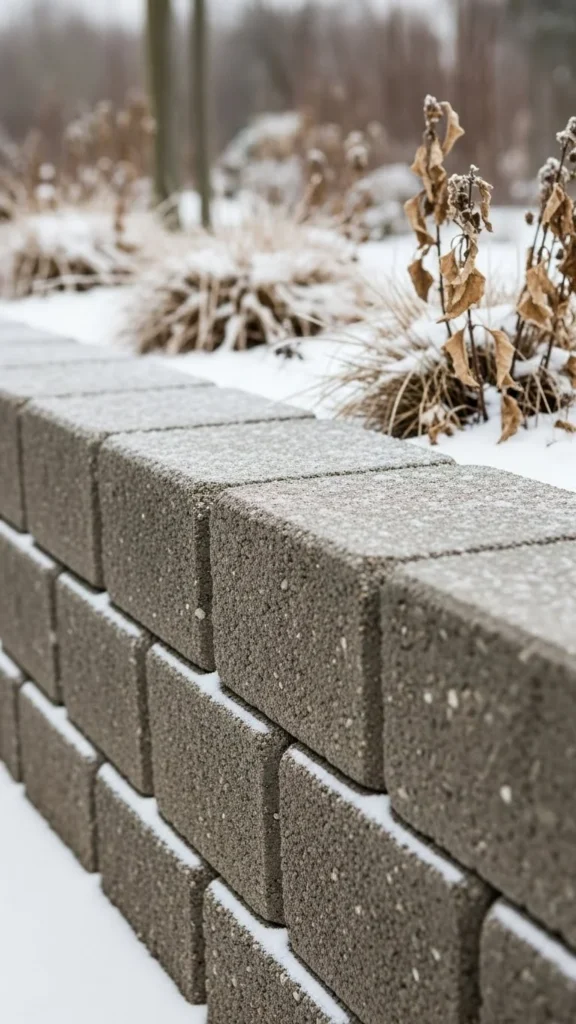 Low Retaining Block Edging