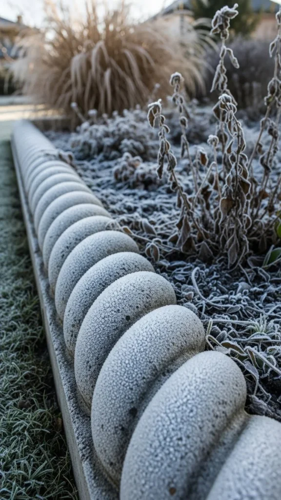 Rope-Style Concrete Edging