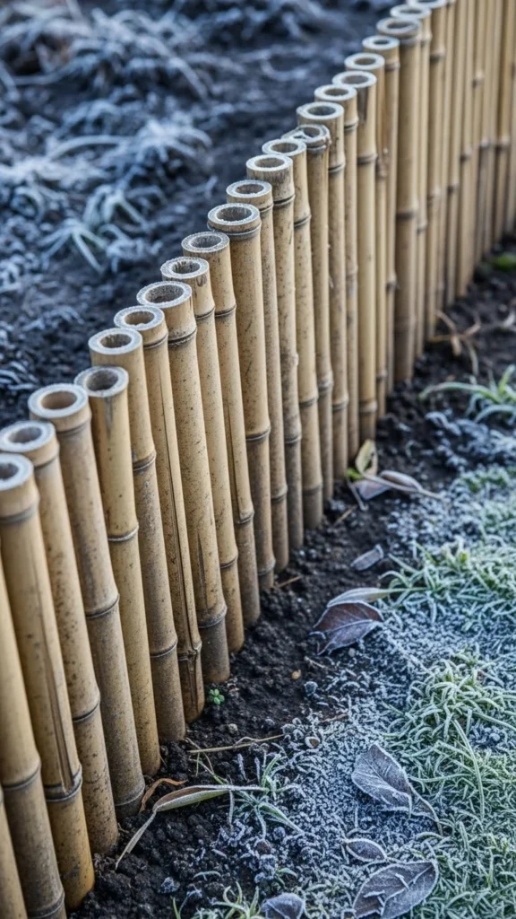 Bamboo Stake Edging