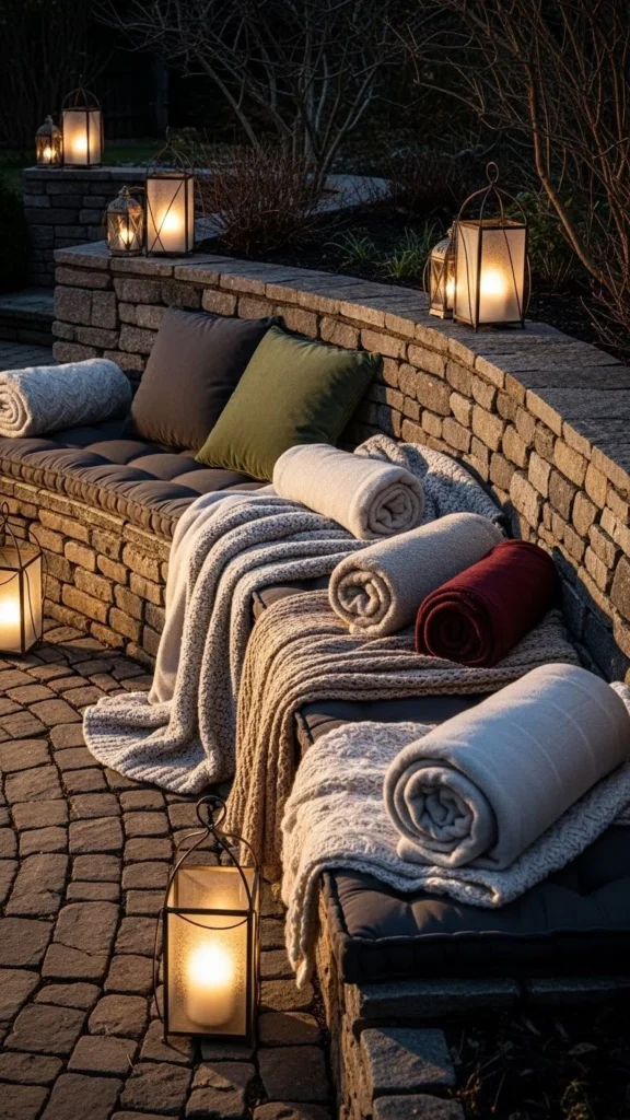  Built-In Stone Wall Seating