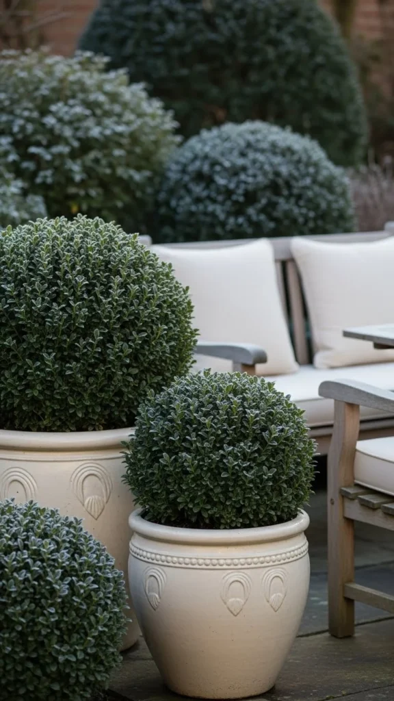 Deep Green and Warm Cream