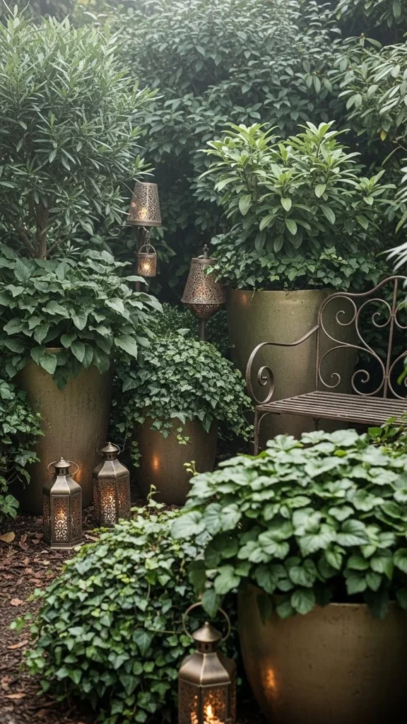 Forest Green and Muted Gold