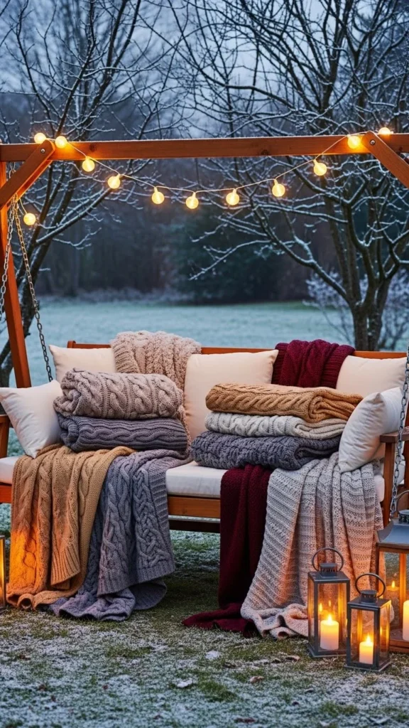 Swing Seat with Cold-Weather Padding