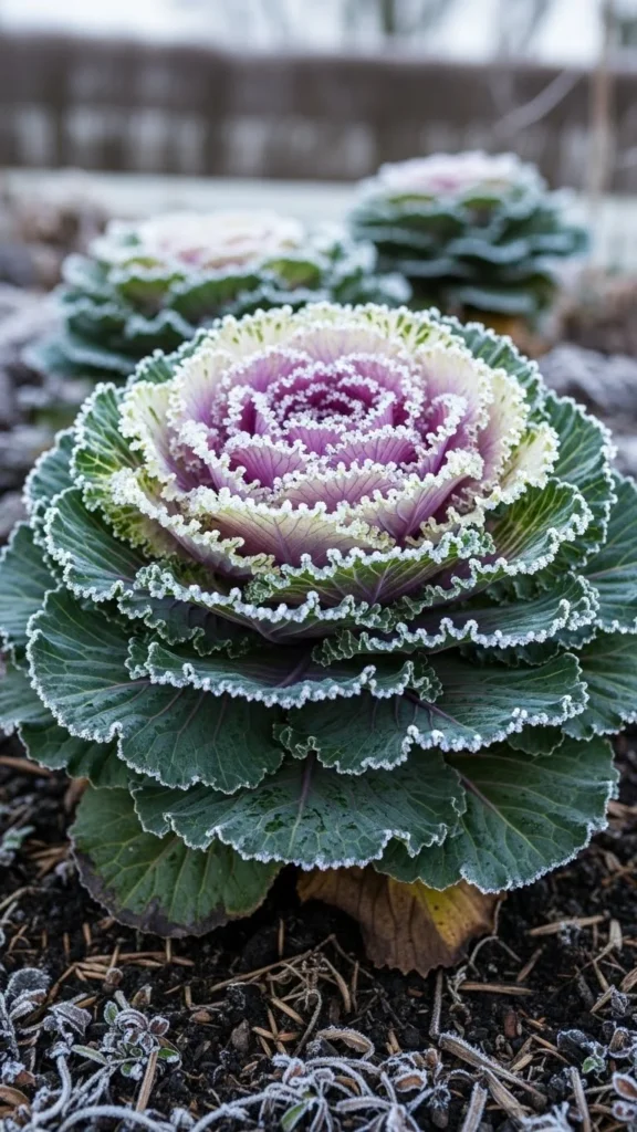 Ornamental Cabbage With Texture