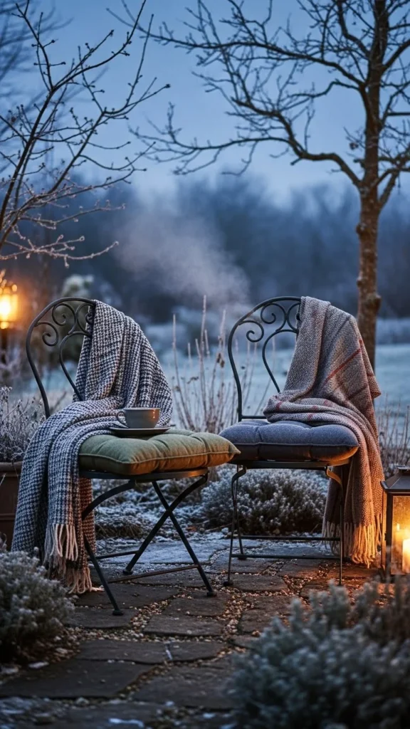 Portable Bistro Chairs with Pads