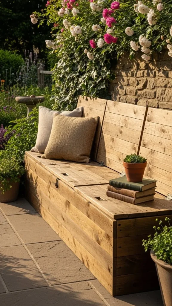 Built-In Bench Storage