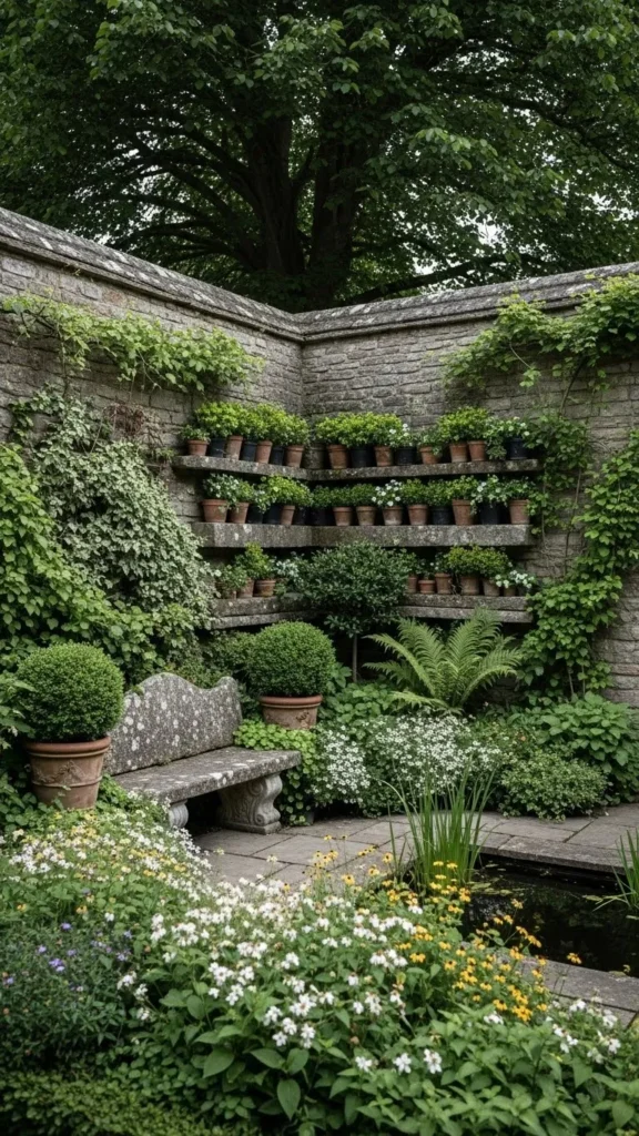 Courtyard Shade Garden
