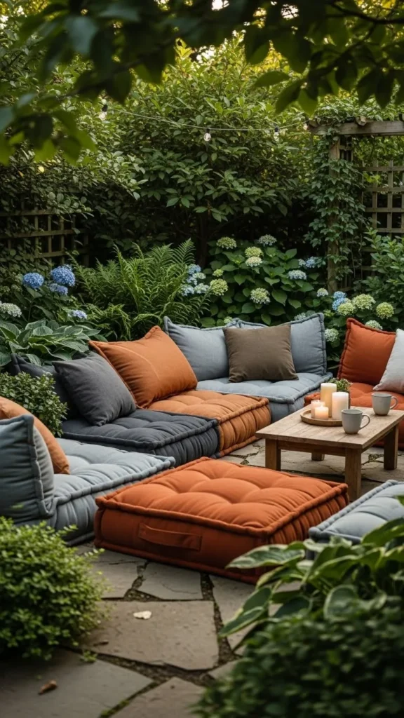 Cozy Corner with Floor Cushions