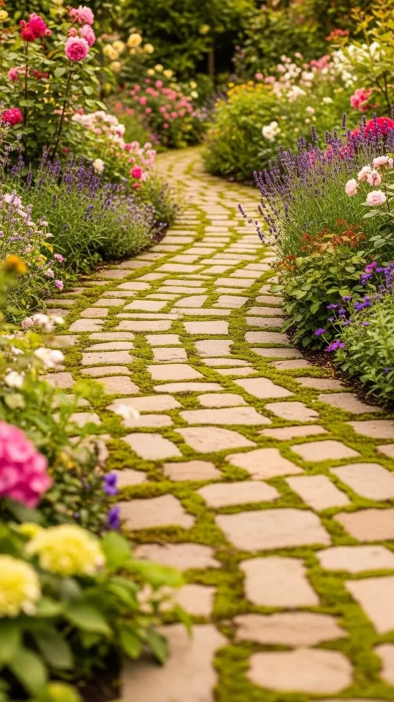 Curved Stone Pathways