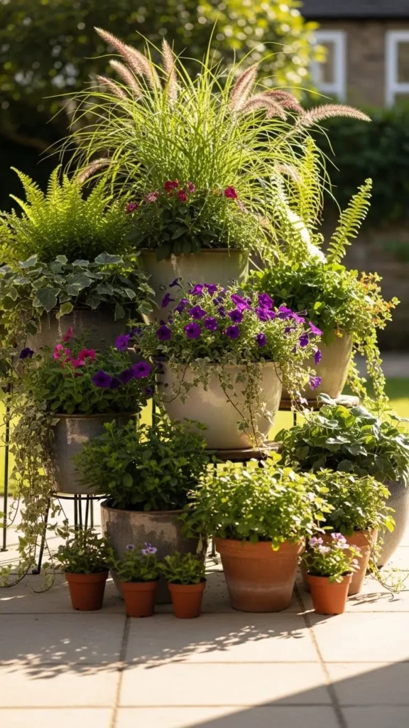 Full-Sun Container Groupings