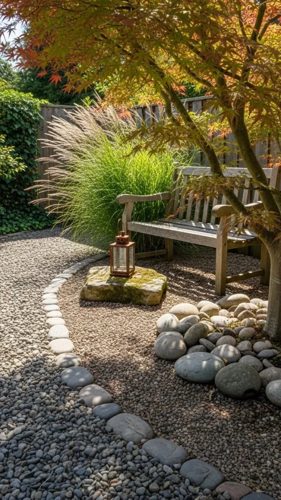 Gravel Corners for Low Effort Areas