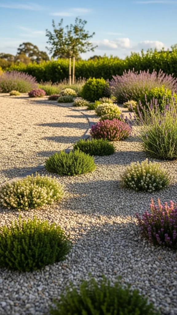 Gravel and Drought-Friendly Beds