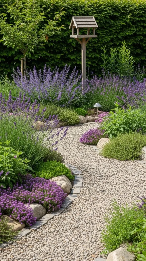 Gravel with Growing Gaps