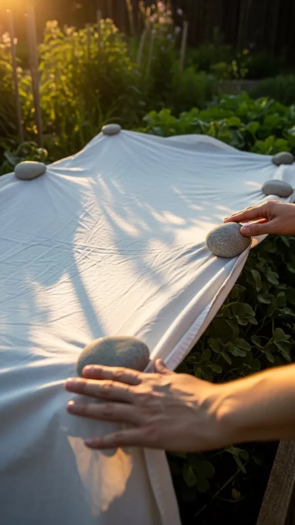 How to Make a Simple Fabric Frost Cover