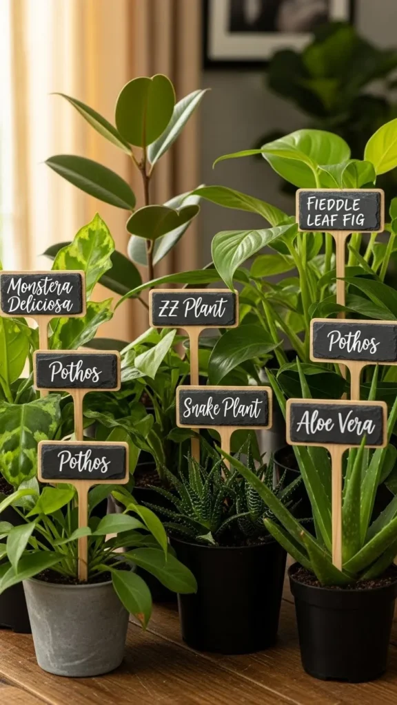 Label Plants Clearly