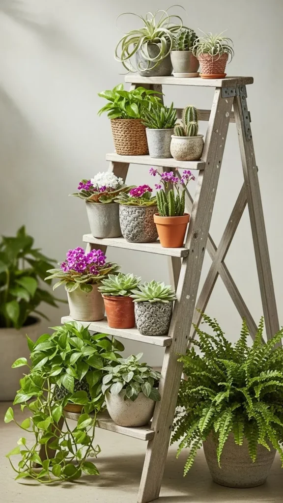 Ladder Plant Displays