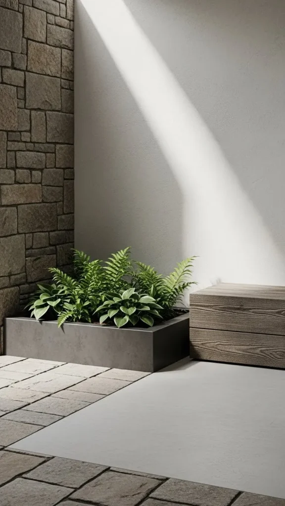 Minimal Shade Garden