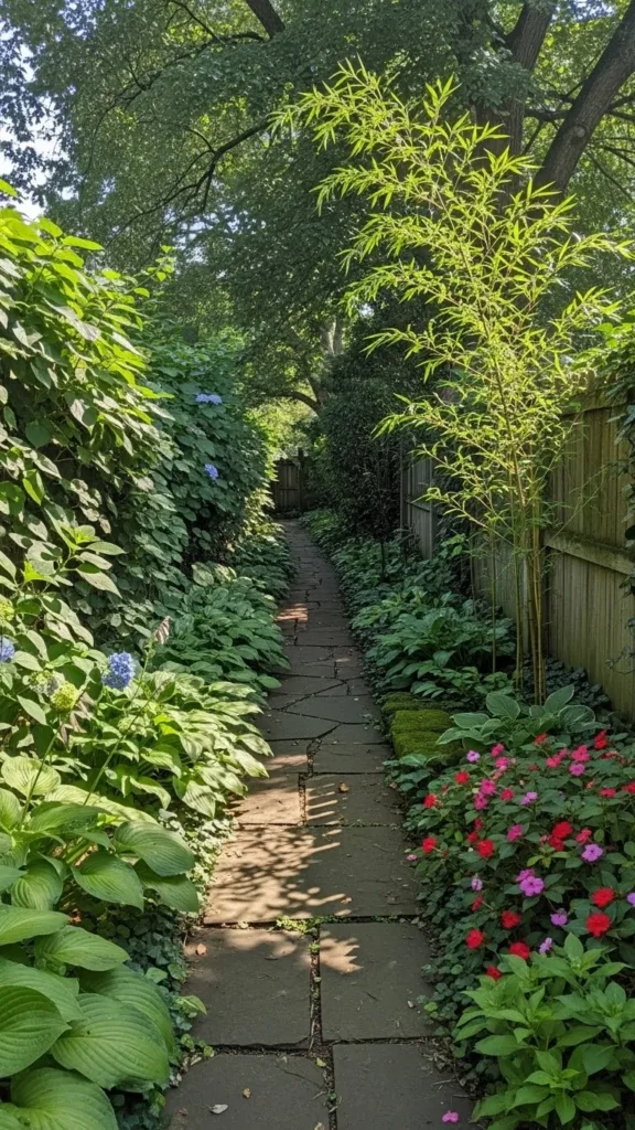 Narrow Side-Yard Paths