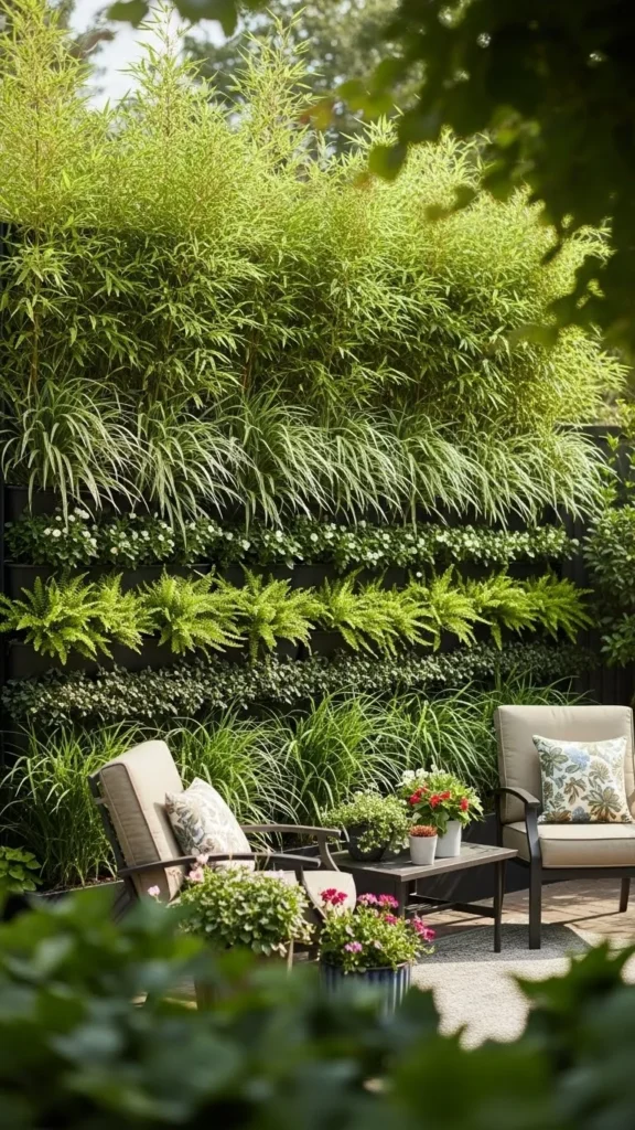 Natural Screens with Tall Plants