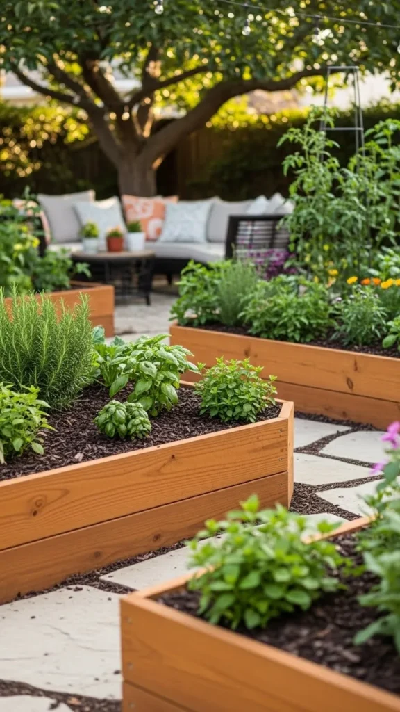 Raised Garden Beds with Soft Edges