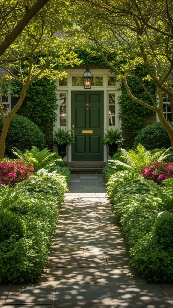 Shaded Entry Garden