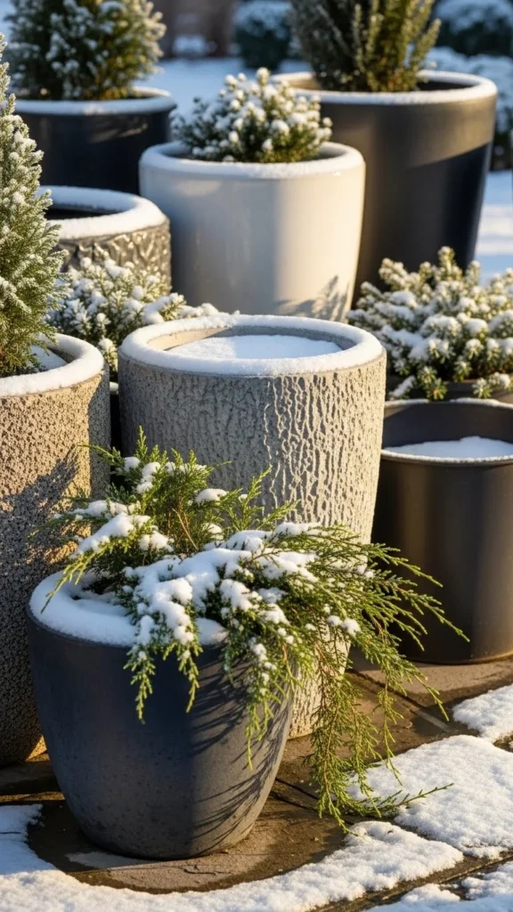 Snow-Safe Outdoor Pots